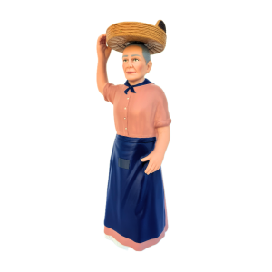 Figura de goma de la Tia Caballera de Vinaròs